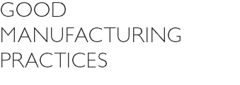 Good Manufacturing Practices 